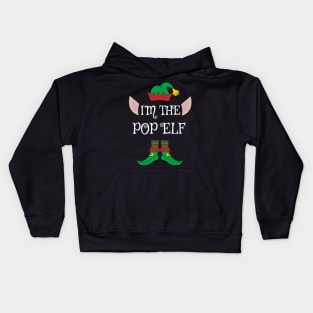 I'm The Pop Christmas Elf Kids Hoodie